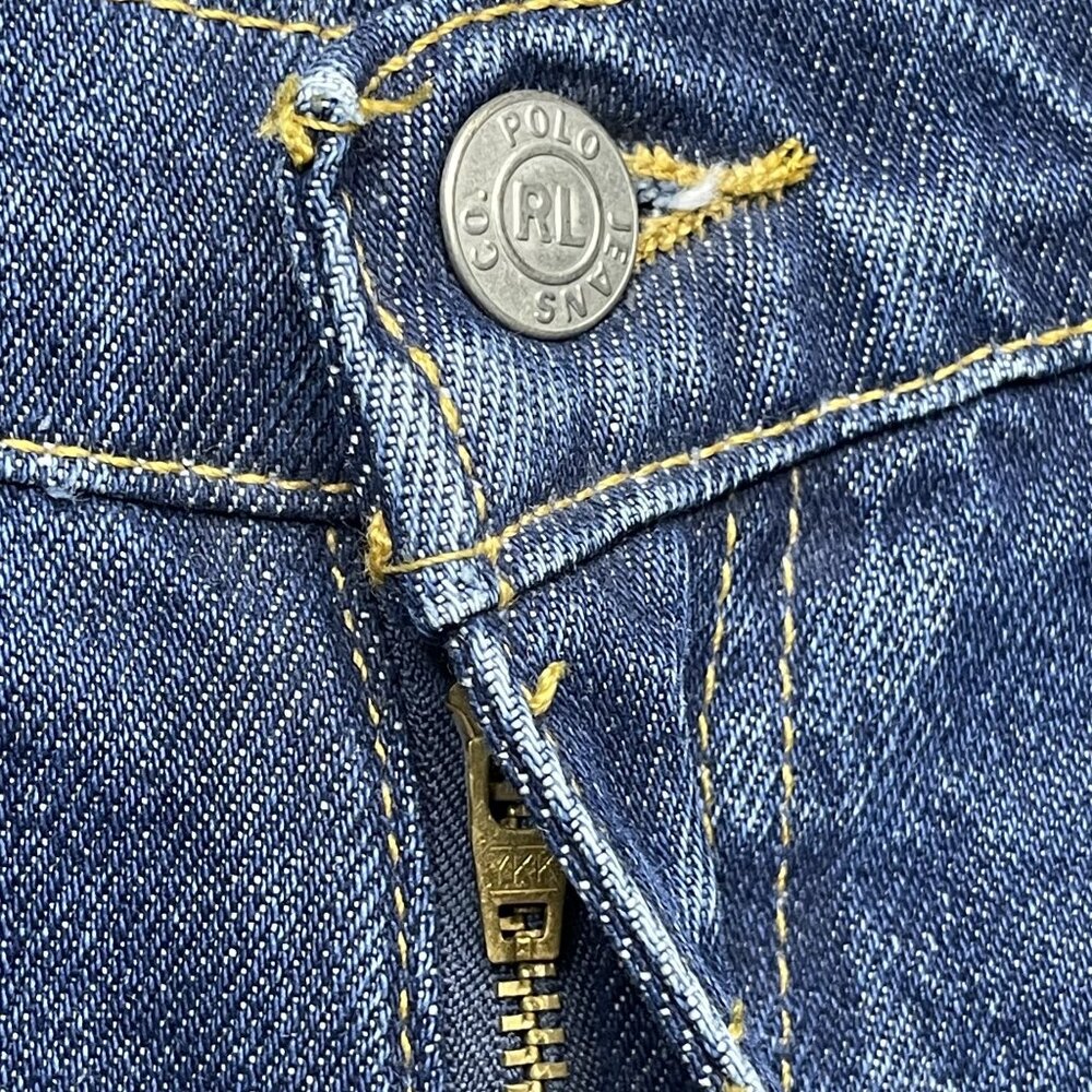 Vintage Polo Ralph Lauren Relaxed Fit Jeans 38 Y2K Denim - Picture 10 of 11